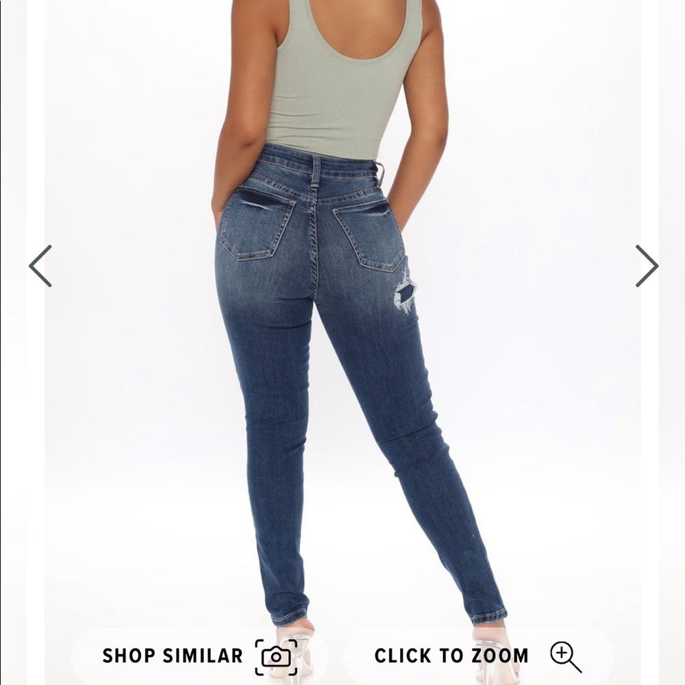Nwt fashion nova ripped jeans size 11